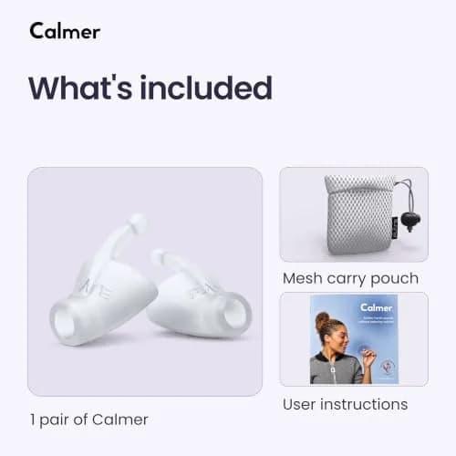 FLARE AUDIO Calmer | Noise Reducing Ear Plugs Alternative | In-Ear, Translucent, Silicone, One Size thumbnail 6