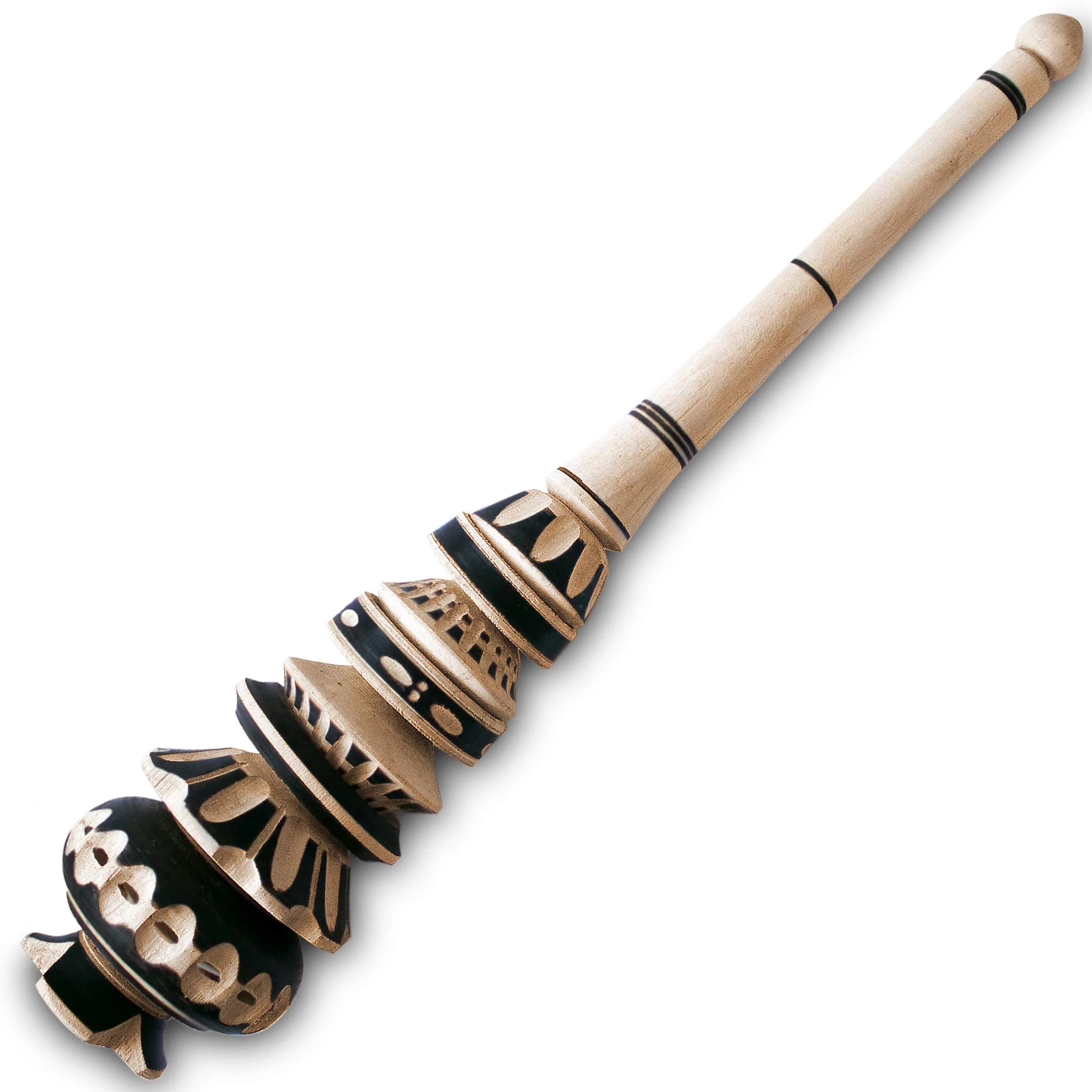 GLOBE ROCKET Handmade Molinillo Hot Chocolate Frother (Large) 34.3cm (13.5 inches) | Authentic Mexican Tradition — Natural