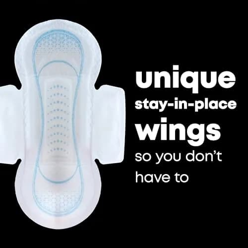 U by Kotex Clean & Secure Ultra Thin Pads with Wings, Regular Absorbency, 216 Count (6 Packs of 36) | Dermatologist Tested thumbnail 7