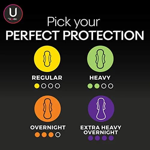 U by Kotex CleanWear Ultra Thin Feminine Pads with Wings, Regular Absorbency, 32 Count | Dermatologist Tested & Hypoallergenic thumbnail 7