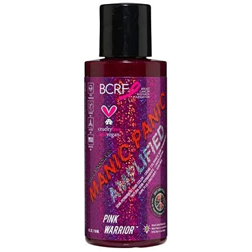 Manic Panic Amplified Pink Warrior Semi-Permanent Hair Dye | Vibrant Neon Pink for Light & Dark Hair (118ml) thumbnail 1