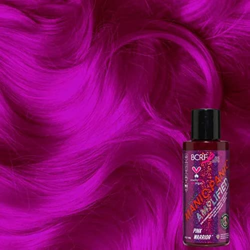 Manic Panic Amplified Pink Warrior Semi-Permanent Hair Dye | Vibrant Neon Pink for Light & Dark Hair (118ml) thumbnail 3