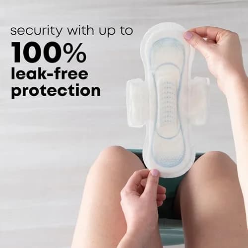 U by Kotex Clean & Secure Ultra Thin Pads with Wings, Heavy Absorbency, 192 Count (6 Packs of 32) | Dermatologist Tested thumbnail 5