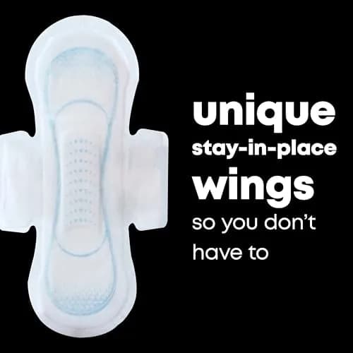 U by Kotex Clean & Secure Ultra Thin Pads with Wings, Heavy Absorbency, 192 Count (6 Packs of 32) | Dermatologist Tested thumbnail 7