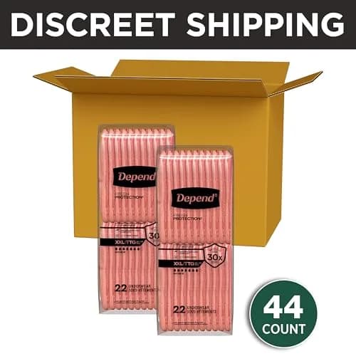 Depend Fresh Protection Adult Diapers for Women XXL | Ultra-Absorbent, Odorless Comfort (70-120 chars) thumbnail 2