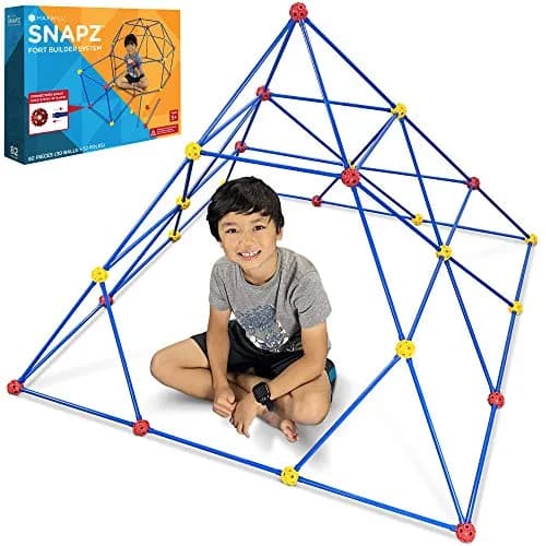 SNAPZ Ultimate Fort Builder Kit for Kids 8-12 | Sturdy Indoor STEM Play Set for Ages 4-8 thumbnail 1