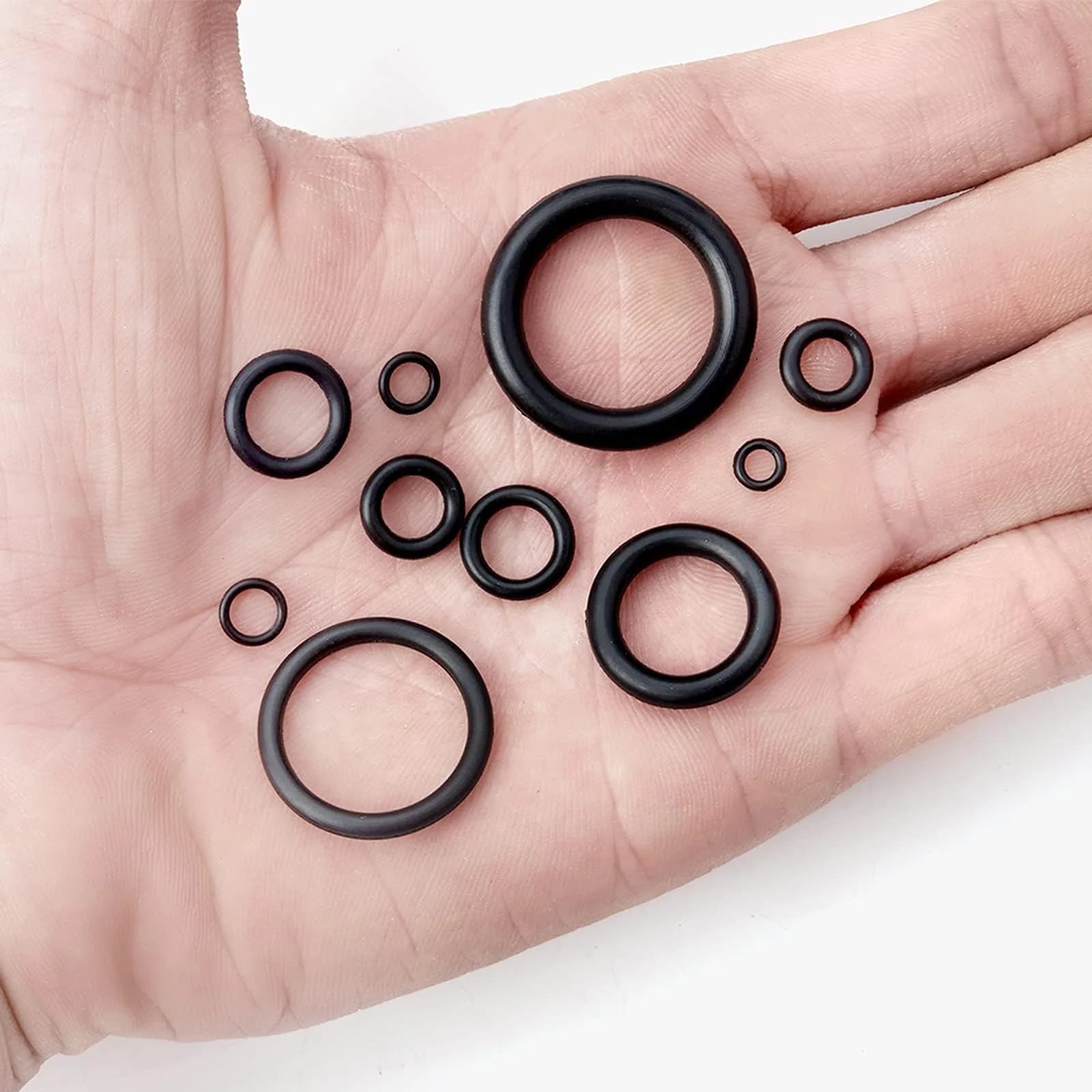 ZDBB 1010 Pcs Rubber O Ring Kit 22 Metric Sizes | Oil & Heat Resistant Nitrile Rubber Assortment - view 7