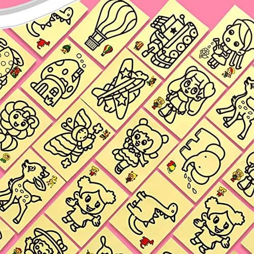Zddaoole 32 PCS Art Sand Kit with 12 Colors & 20 Pattern Cards | Non-Toxic Craft Kit for DIY thumbnail 7
