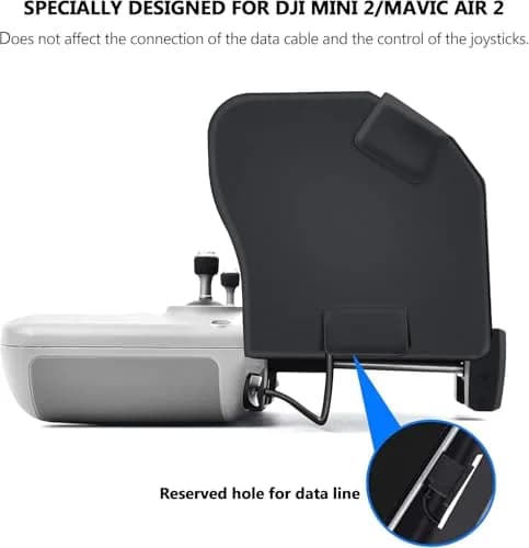 STARTRC Sun Hood for DJI RC-N3/N2, for DJI Mini 4K/NEO 2/X1 Accessories | Foldable Magnetic Sunshade for 4.4-7.1" Smartphone thumbnail 3