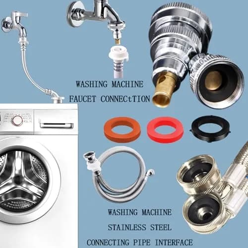 ZDBB 135 Pcs Flat Washer Assortment Kit with Silicone & Nitrile Rubber O-Rings | 2.1cm x 10.6cm x 20.7cm thumbnail 5