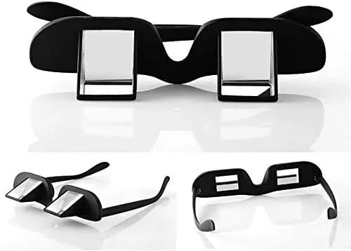 okcsc Horizontal Lazy Glasses Small | Prism Reading Glasses for Bed Watching TV thumbnail 6