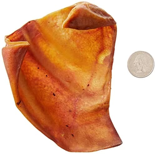 Wonder Bound Whole Pig Ears Dog Treats, Pork, 6 oz (170 g) | Supports Dental Health & Digestibility thumbnail 4