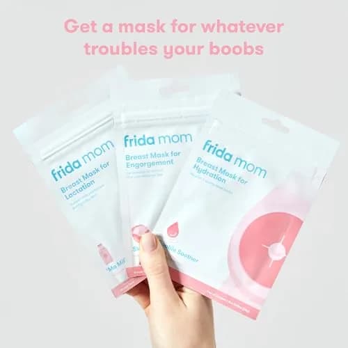 Frida Mom Hydration Packets for Breasts, 2 Sheet Masks | Soothe & Nourish Nipples thumbnail 5