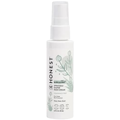 The Honest Company Diaper Rash Cream Spray with Zinc Oxide | 59ml (2 fl oz) | Hypoallergenic, Dermatologist Tested thumbnail 1