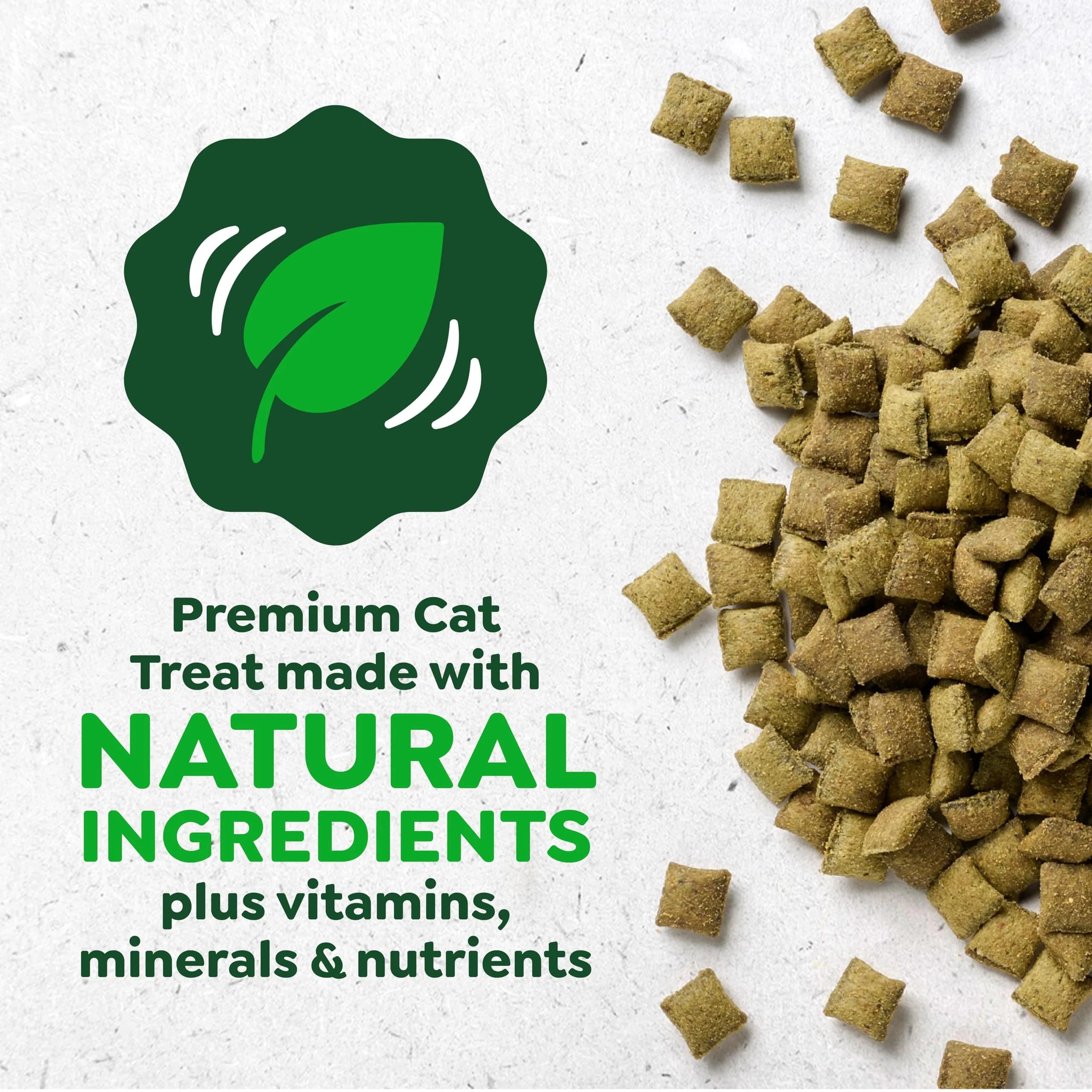 Greenies Feline Smartbites Skin & Fur Health Cat Treats, Salmon Flavor, 1 Pound Bag - view 4