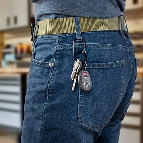 Nite IZE GS3-01-R6 G-Series Dual Chamber Carabiner, Size #3 1-Pack, Black thumbnail 6