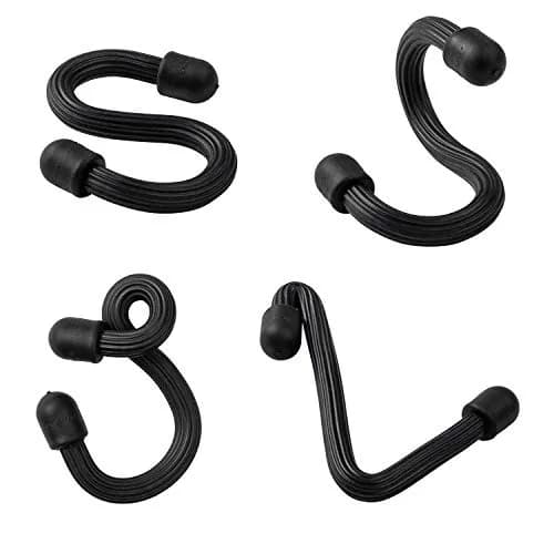 Nite Ize Gear Tie Bendable S-Hook for Garage, Closet, Kitchen & Plants, Black, 2.5cm (0.61in) | Heavy Duty Utility Hook thumbnail 2