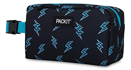 PackIt Freezable Snack Box, Striped Bolts | EcoFreeze Technology, Collapsible & Reusable (70-120 chars) thumbnail 4