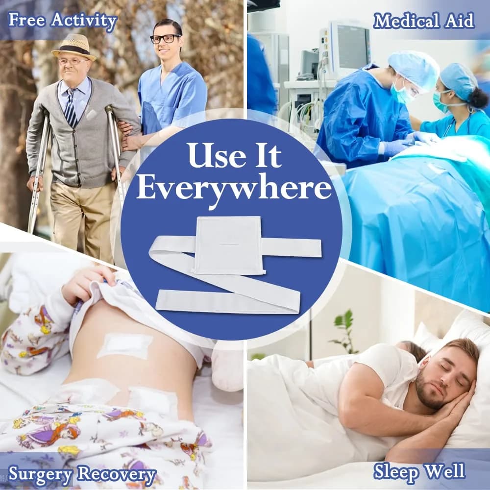 KAVIL Feeding Tube Belt Holder Large Size 6" x 6" | Secure Catheter Support for Adults - view 6