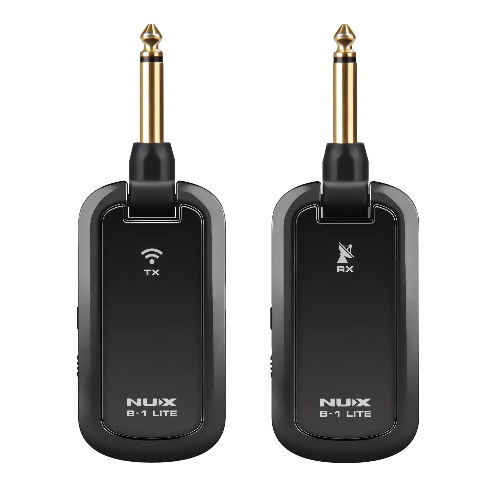 NUX B-1 Lite 2.4GHz Wireless Guitar System | Ultra-Low Latency, HD Audio, Rechargeable, Plug & Play (≤120 chars)