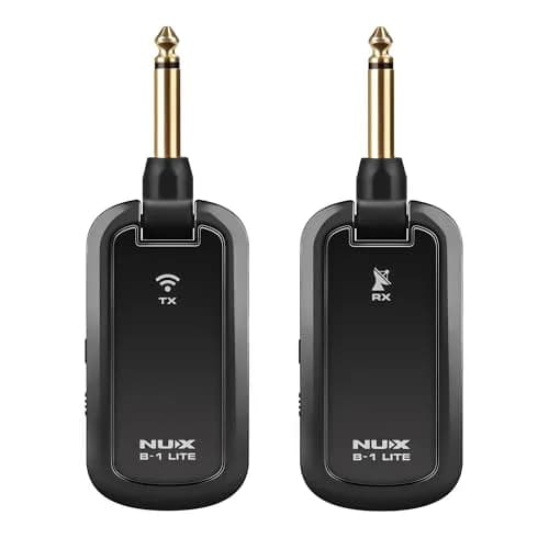 NUX B-1 Lite 2.4GHz Wireless Guitar System | Ultra-Low Latency, HD Audio, Rechargeable, Plug & Play (≤120 chars) thumbnail 1