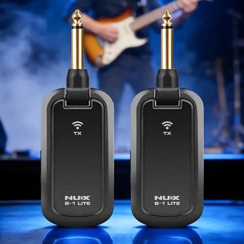 NUX B-1 Lite 2.4GHz Wireless Guitar System | Ultra-Low Latency, HD Audio, Rechargeable, Plug & Play (≤120 chars) thumbnail 7