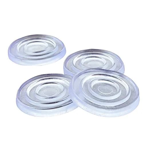 esowemsn Furniture Floor Protector 60pcs | Anti-Slip Clear Glass Pads for Tables & Furniture thumbnail 1