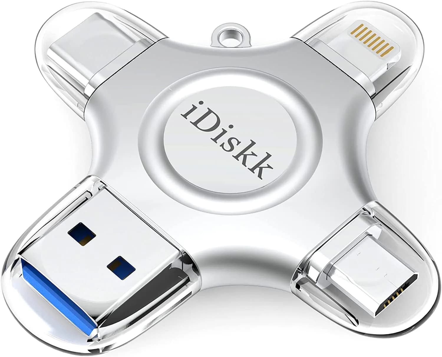 iDiskk MFi Photo Stick 1TB Flash Drive | Auto Backup Videos & Photos for iPhone & Android — 512GB
