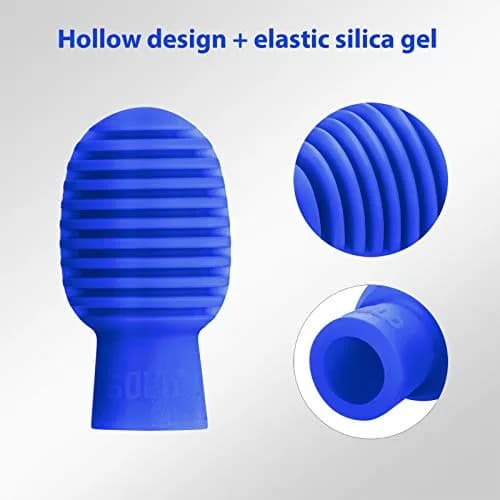 Frienda Silicone Drumstick Dampeners 4 pcs Blue | Noise-Reducing Practice Tips for Drummers thumbnail 4