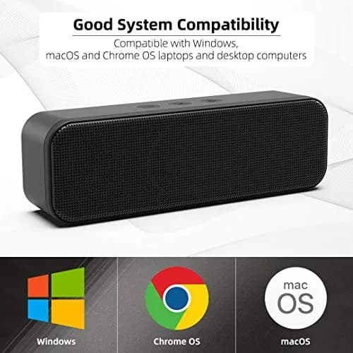 LIELONGREN USB Computer Speaker Soundbar 8W | Stereo Sound with Enhanced Bass for Desktop & Laptop thumbnail 6