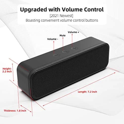 LIELONGREN USB Computer Speaker Soundbar 8W | Stereo Sound with Enhanced Bass for Desktop & Laptop thumbnail 2