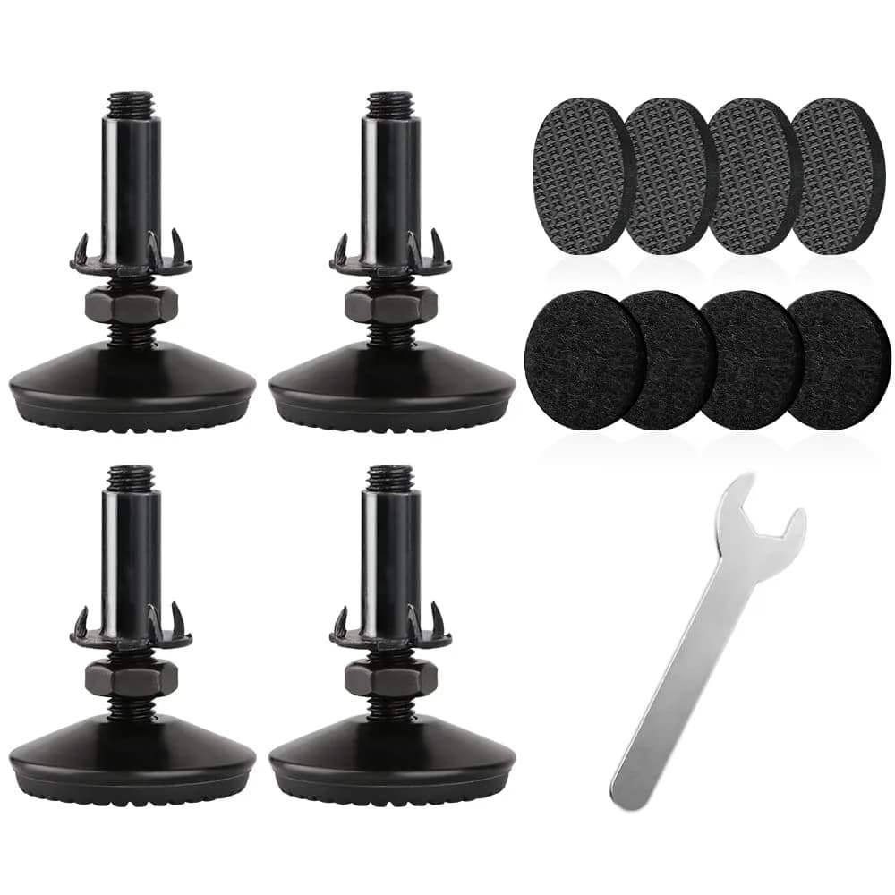Tahikem M10 Thread Leveling Feet 4 Pack | Adjustable Furniture Feet for Home & Office