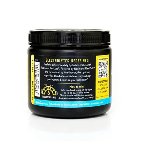 Redmond Re-Lyte Sugar Free Electrolyte Powder Drink Mix Pina Colada 381 g (13.44 oz) | Hydration with Real Salt & Trace Minerals thumbnail 2
