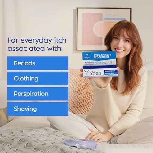 Vagisil Regular Strength Feminine Anti-Itch Creme 1 Oz Pack of 4 | Fast-Relief for Vaginal Itch thumbnail 3