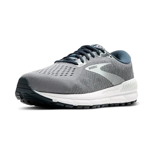 Brooks Addiction GTS 15 Supportive Running Shoe - Grey/Navy/Aqua - 7.5 X-Wide | Breathable, Roomy Fit for Support & Comfort thumbnail 1