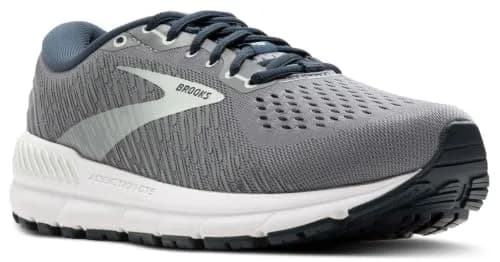 Brooks Addiction GTS 15 Supportive Running Shoe - Grey/Navy/Aqua - 7.5 X-Wide | Breathable, Roomy Fit for Support & Comfort thumbnail 2