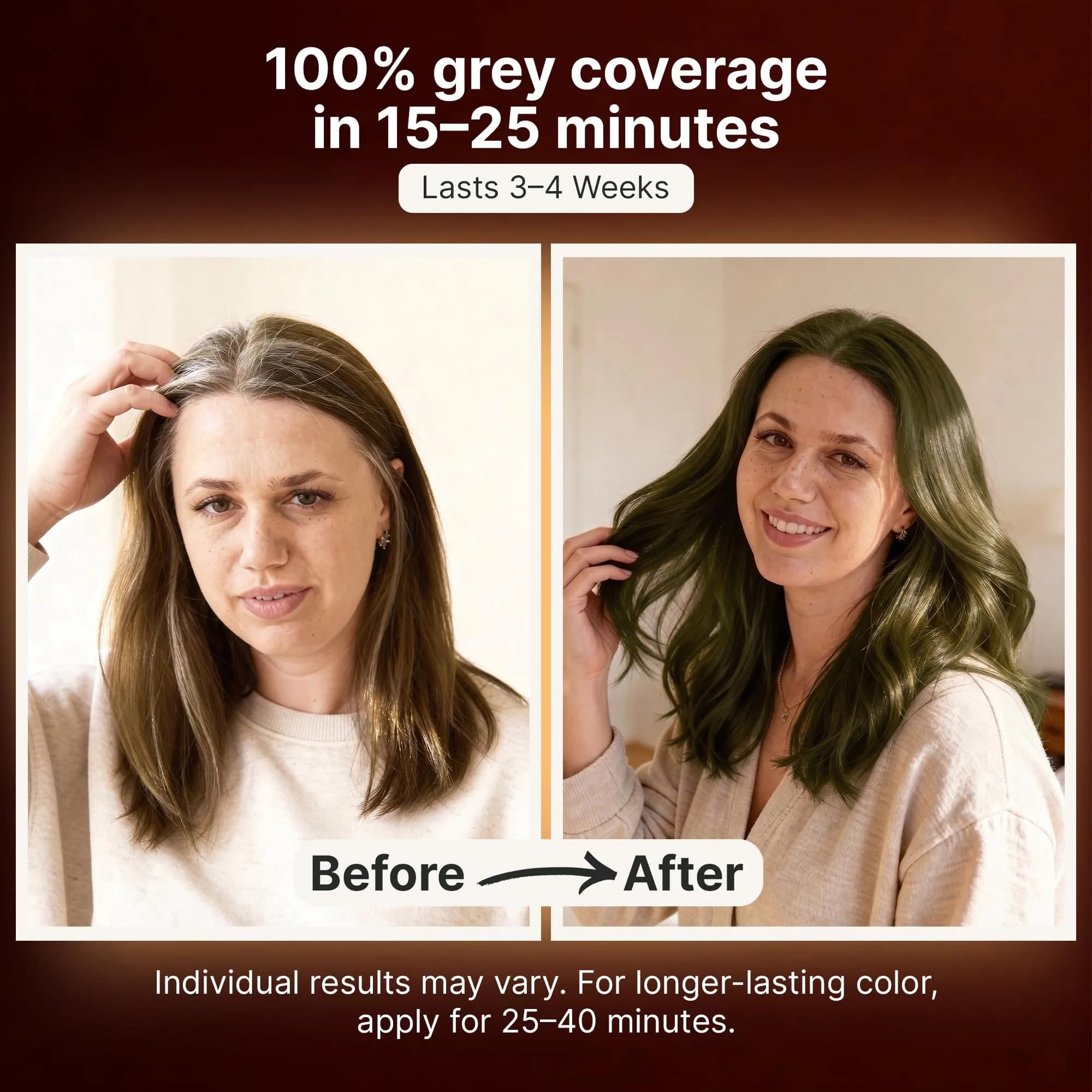 Herbishh Linen Hair Dye Shampoo 500ml | Ammonia-Free Gray Coverage & Conditioning Set - view 4