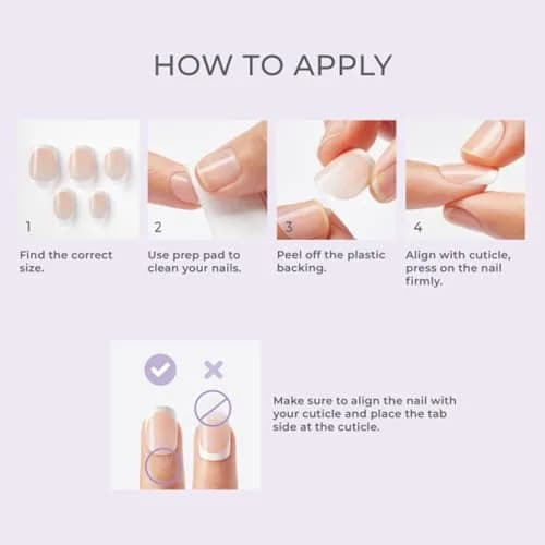 imPRESS Evanesce No Glue Mani Press On Nails, Short Oval, Beige, 30 Nails | Professional Gel Manicure in Minutes thumbnail 8