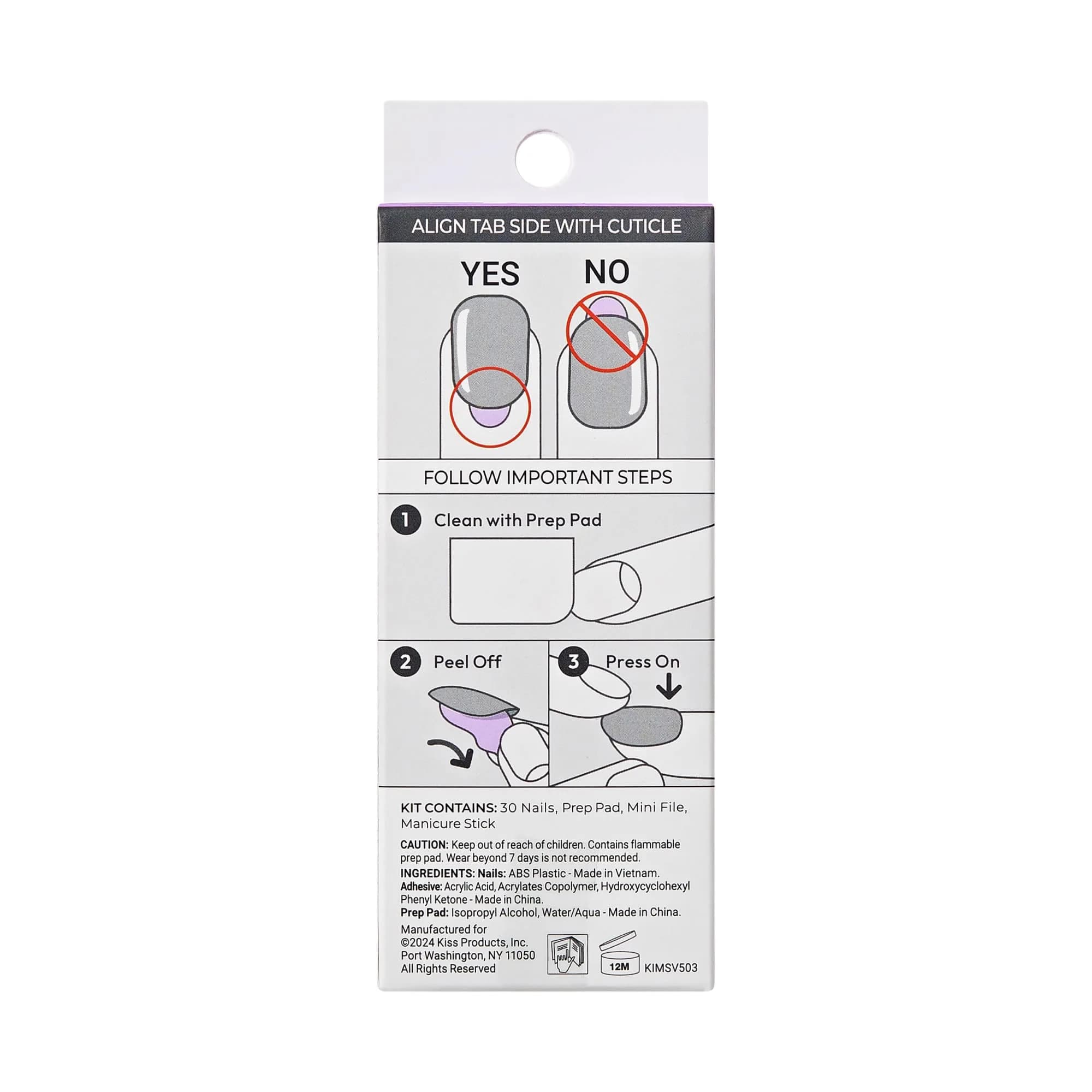 imPRESS Evanesce No Glue Mani Press On Nails, Short Oval, Beige, 30 Nails | Professional Gel Manicure in Minutes - view 9