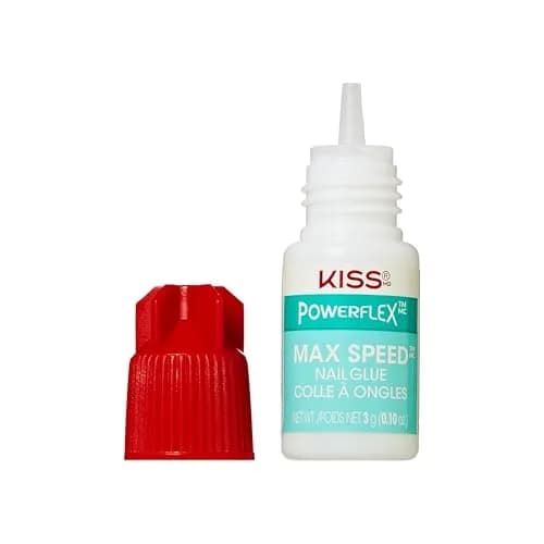 KISS PowerFlex Maximum Speed Nail Glue 3g (0.10 oz) | Fast Drying Adhesive for Press-On Nails & Repairs thumbnail 4