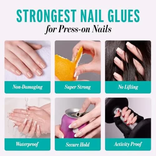 KISS PowerFlex Maximum Speed Nail Glue 3g (0.10 oz) | Fast Drying Adhesive for Press-On Nails & Repairs thumbnail 3
