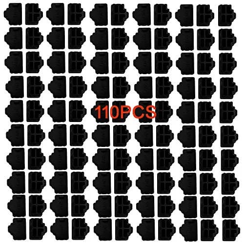 LampVPath Silicone RJ45 Anti-Dust Covers 110Pcs | Protects Female Ports from Dust, Liquid, and Oxidation thumbnail 2