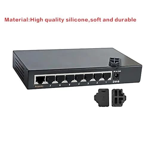 LampVPath Silicone RJ45 Anti-Dust Covers 110Pcs | Protects Female Ports from Dust, Liquid, and Oxidation thumbnail 3