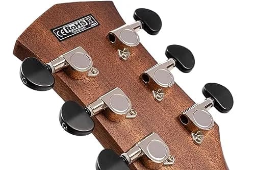 Cort G110 Double Cut HSS Full Size Acoustic Guitar | Black Open Pore Finish with Fishman EQ thumbnail 5