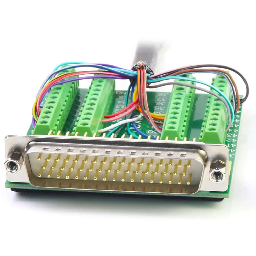 ANMBEST DB50 Female Solderless Serial Port Terminal Adapter with Gold-Plated Copper Solid Needle | 50-Pin Connector for Industrial Instrumentation - view 6