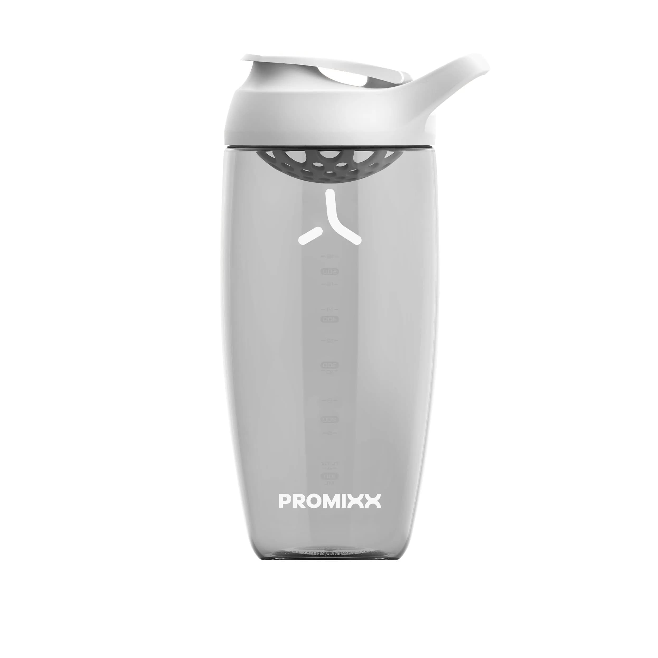 PROMIXX Pursuit Arctic White 24 oz Shaker Bottle | Silent Mixer, Leak-Proof, BPA-Free ECOZEN - main product image