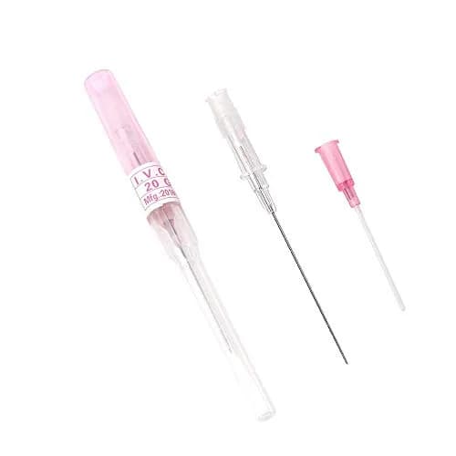 Xiboya textile Pack of 50 Catheter Piercing Needles Tattoo Piercings Tool 20G | Sterile, Medical Steel, Versatile thumbnail 2
