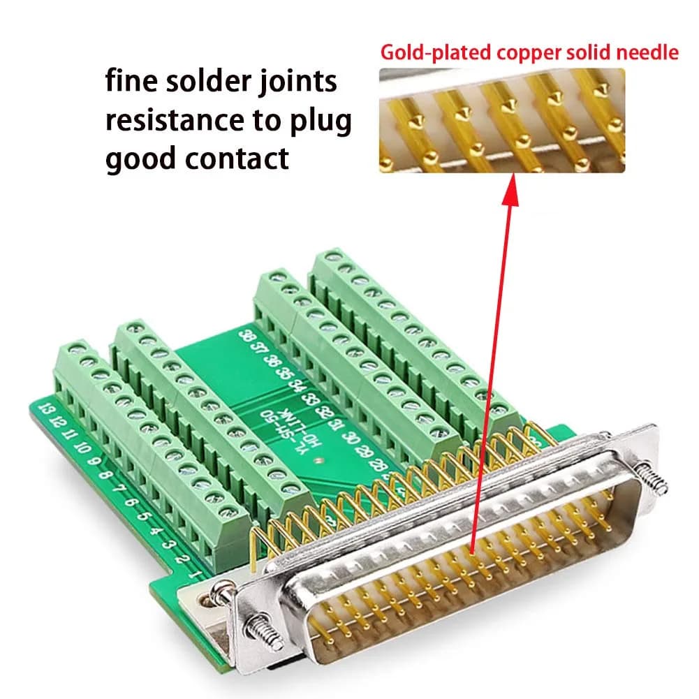 ANMBEST DB44 Solderless Serial to 44 Pin Port Terminal Female Adapter | 24V 2A Industrial Grade - view 3
