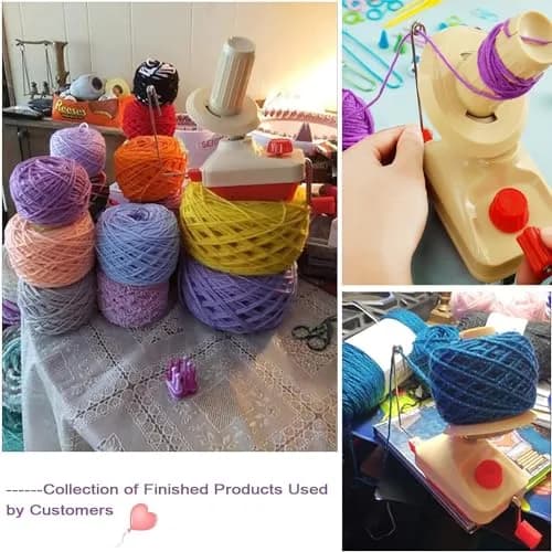 Knewmart Yarn Winder & Pom Pom Maker Set | Neat Yarn Balls & Fluffy Pompoms (26) thumbnail 6