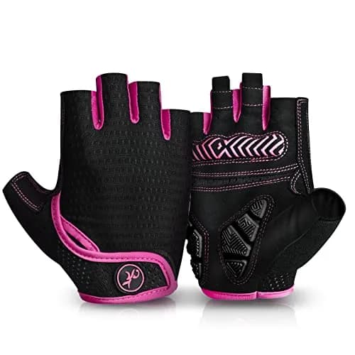 MOREOK Half Finger Cycling Gloves with 5MM Gel Pad | Breathable & Sweat-Wicking for Men & Women thumbnail 1